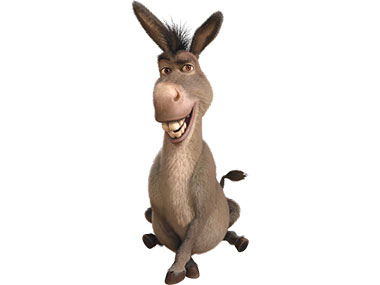 поцелуй с ослом