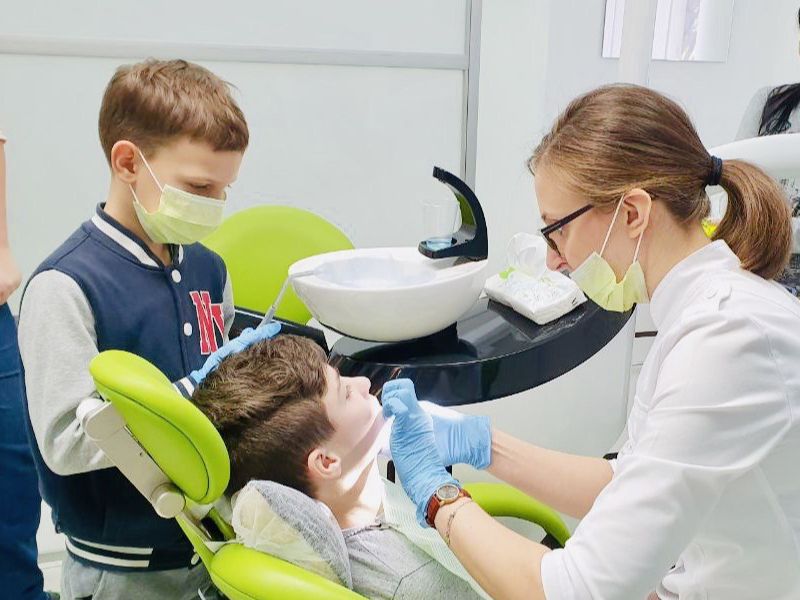 как детям ухаживать за зубами